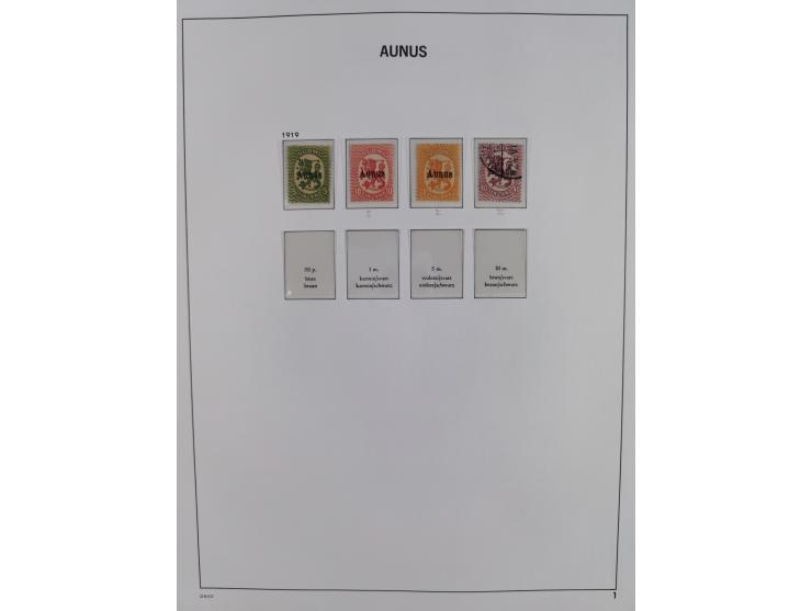 1856/1963, mint never hinged/unused and mostly used collection, including parcel and military stamps, Karelia and Ost Karelia