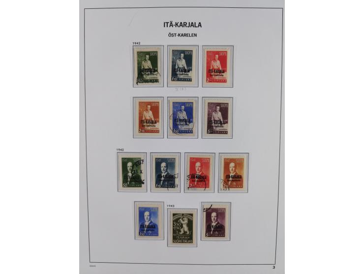 1856/1963, mint never hinged/unused and mostly used collection, including parcel and military stamps, Karelia and Ost Karelia