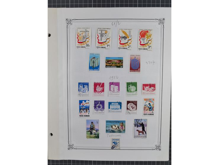 1865/1982 (ca.), unused and used collection, including officials and postage dues, some better sets and values throughout lik