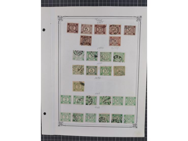 1865/1982 (ca.), unused and used collection, including officials and postage dues, some better sets and values throughout lik