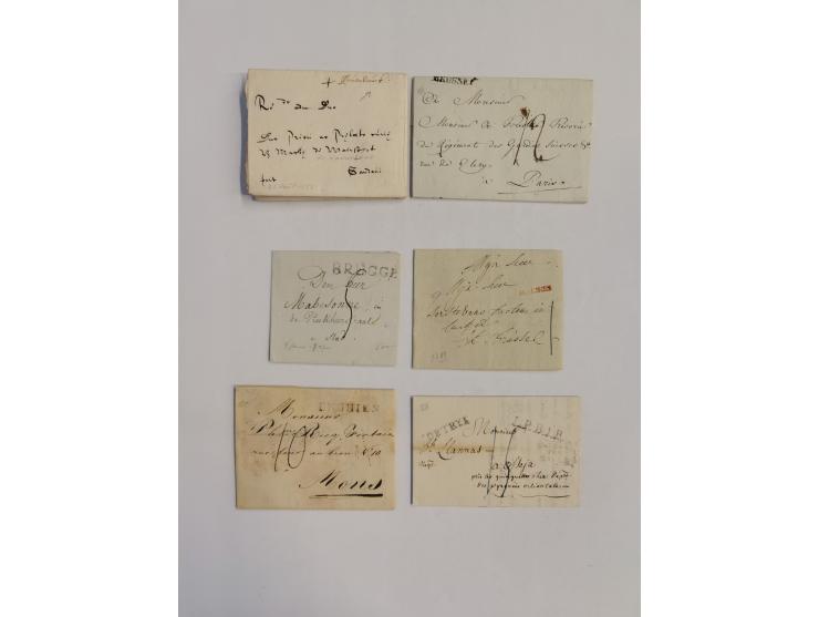 1642/1841 (ca.), group of 32 entire letters with some interesting usages, mostly very fine
