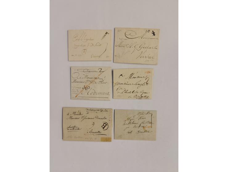 1642/1841 (ca.), group of 32 entire letters with some interesting usages, mostly very fine