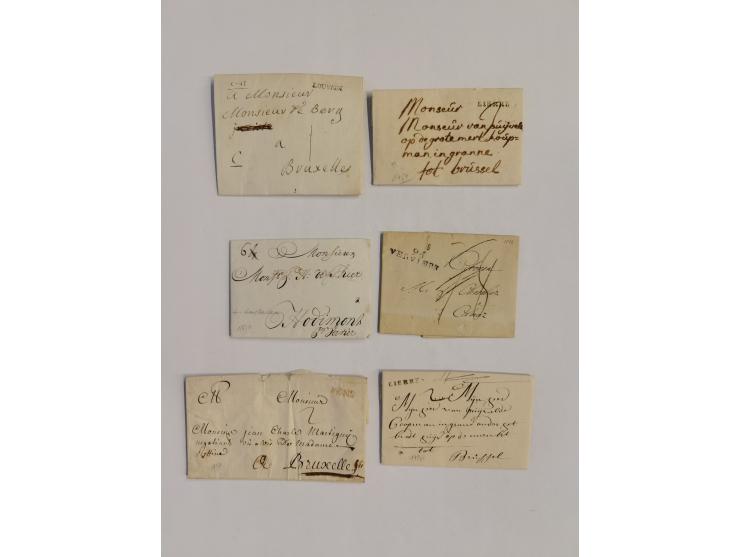 1642/1841 (ca.), group of 32 entire letters with some interesting usages, mostly very fine