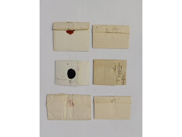 1642/1841 (ca.), group of 32 entire letters with some interesting usages, mostly very fine