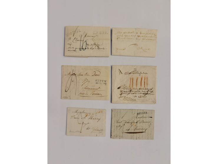 1642/1841 (ca.), group of 32 entire letters with some interesting usages, mostly very fine