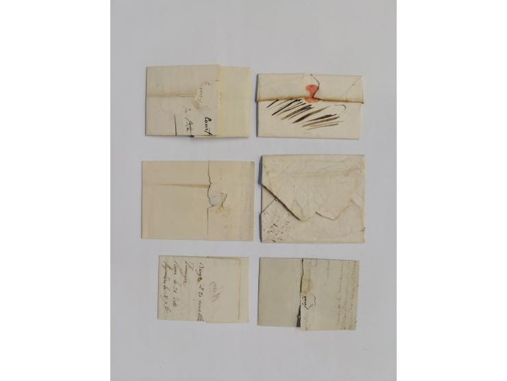 1642/1841 (ca.), group of 32 entire letters with some interesting usages, mostly very fine