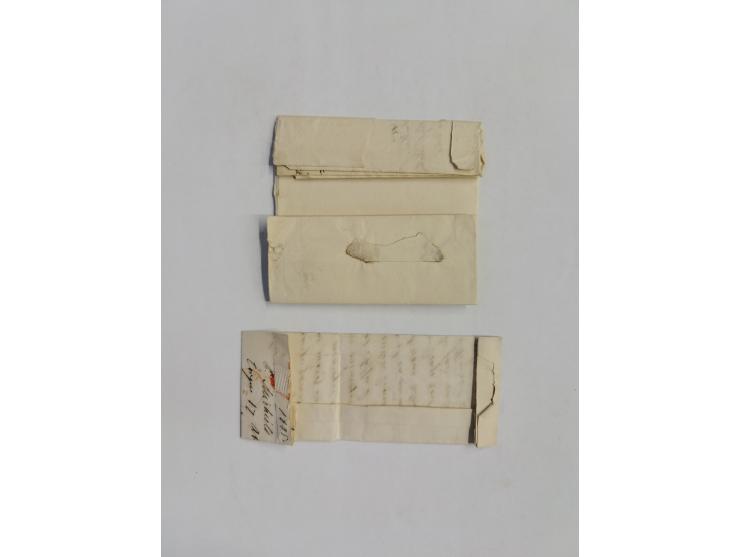 1642/1841 (ca.), group of 32 entire letters with some interesting usages, mostly very fine