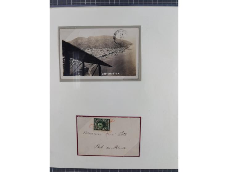 1925/54, reichhaltige Sammlung “Haiti Flugpost” von 89 Belegen, inklusive Zeppelin und Dox, viele bessere Stücke, dabei u.a. 