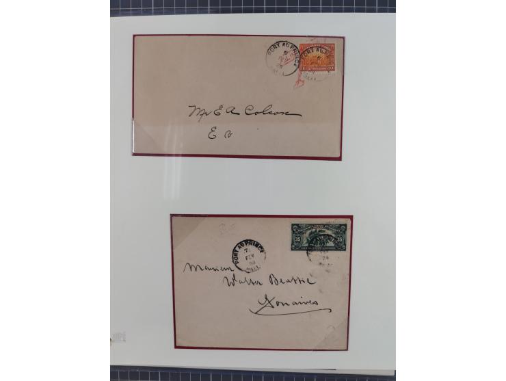 1925/54, reichhaltige Sammlung “Haiti Flugpost” von 89 Belegen, inklusive Zeppelin und Dox, viele bessere Stücke, dabei u.a. 