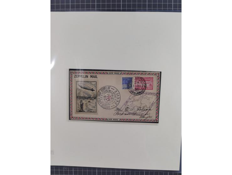 1925/54, reichhaltige Sammlung “Haiti Flugpost” von 89 Belegen, inklusive Zeppelin und Dox, viele bessere Stücke, dabei u.a. 