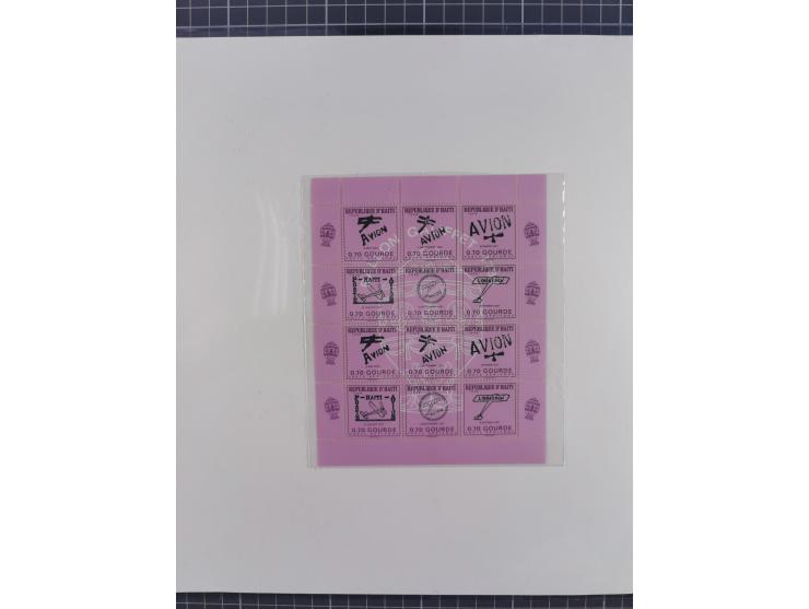 1925/54, reichhaltige Sammlung “Haiti Flugpost” von 89 Belegen, inklusive Zeppelin und Dox, viele bessere Stücke, dabei u.a. 