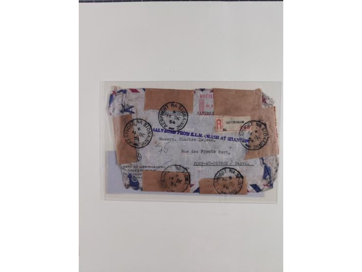 1925/54, reichhaltige Sammlung “Haiti Flugpost” von 89 Belegen, inklusive Zeppelin und Dox, viele bessere Stücke, dabei u.a. 