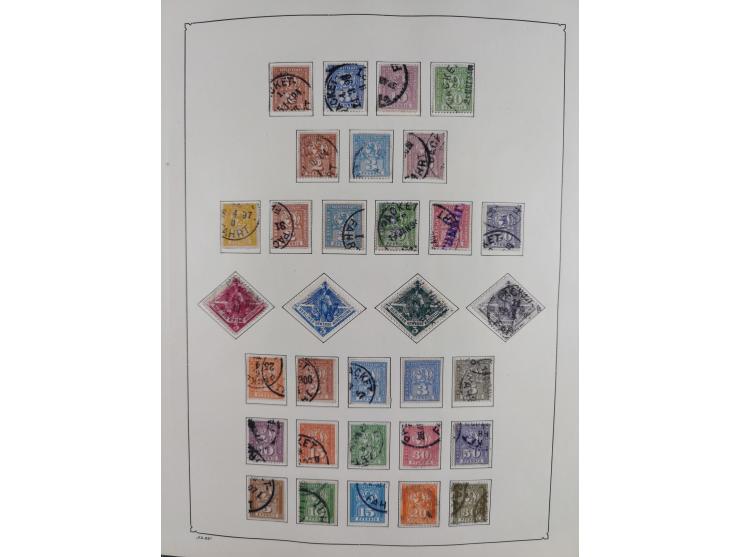 1879/90 (ca.), meist ungebrauchte und gestempelte Sammlung ab Altona bis Wittenberg, dabei einige bessere und interessante Au