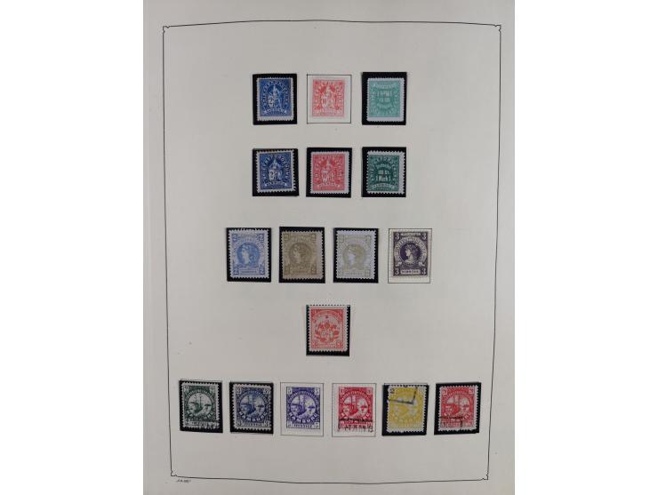 1879/90 (ca.), meist ungebrauchte und gestempelte Sammlung ab Altona bis Wittenberg, dabei einige bessere und interessante Au