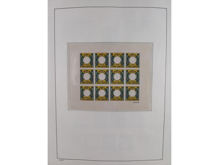 1879/90 (ca.), meist ungebrauchte und gestempelte Sammlung ab Altona bis Wittenberg, dabei einige bessere und interessante Au