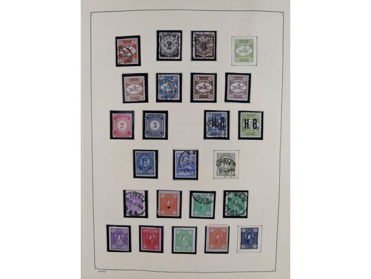 1879/90 (ca.), meist ungebrauchte und gestempelte Sammlung ab Altona bis Wittenberg, dabei einige bessere und interessante Au