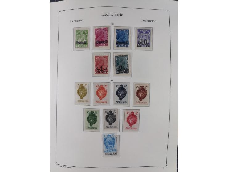 1912/2015, anfangs meist ungebrauchte/gestempelte, ab ca. 1964 postfrische, in den Hauptnummern komplette Sammlung inkl. Dien