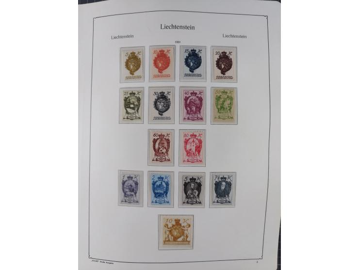 1912/2015, anfangs meist ungebrauchte/gestempelte, ab ca. 1964 postfrische, in den Hauptnummern komplette Sammlung inkl. Dien