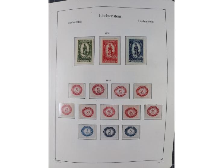 1912/2015, anfangs meist ungebrauchte/gestempelte, ab ca. 1964 postfrische, in den Hauptnummern komplette Sammlung inkl. Dien