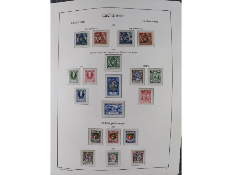 1912/2015, anfangs meist ungebrauchte/gestempelte, ab ca. 1964 postfrische, in den Hauptnummern komplette Sammlung inkl. Dien