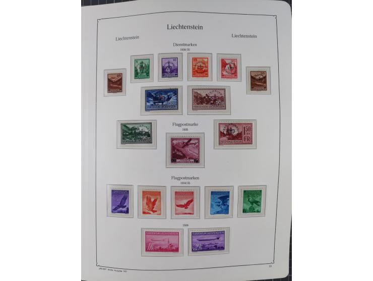 1912/2015, anfangs meist ungebrauchte/gestempelte, ab ca. 1964 postfrische, in den Hauptnummern komplette Sammlung inkl. Dien