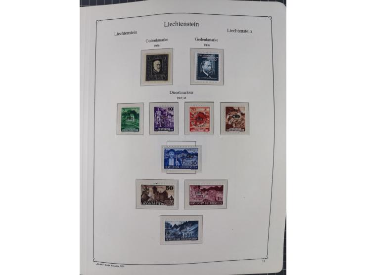 1912/2015, anfangs meist ungebrauchte/gestempelte, ab ca. 1964 postfrische, in den Hauptnummern komplette Sammlung inkl. Dien