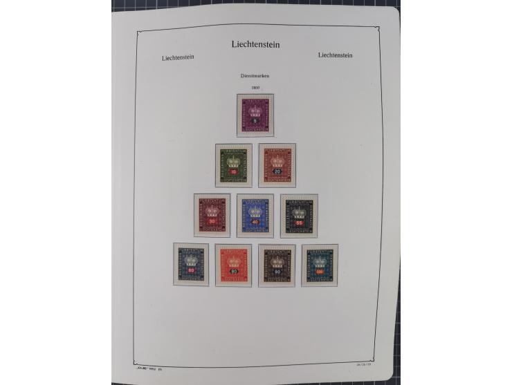 1912/2015, anfangs meist ungebrauchte/gestempelte, ab ca. 1964 postfrische, in den Hauptnummern komplette Sammlung inkl. Dien