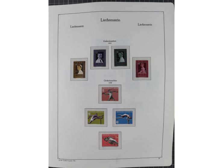 1912/2015, anfangs meist ungebrauchte/gestempelte, ab ca. 1964 postfrische, in den Hauptnummern komplette Sammlung inkl. Dien