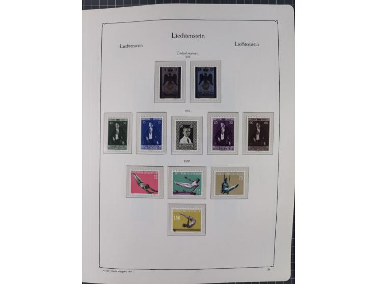 1912/2015, anfangs meist ungebrauchte/gestempelte, ab ca. 1964 postfrische, in den Hauptnummern komplette Sammlung inkl. Dien