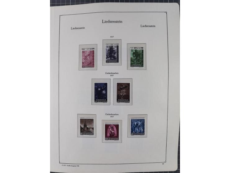 1912/2015, anfangs meist ungebrauchte/gestempelte, ab ca. 1964 postfrische, in den Hauptnummern komplette Sammlung inkl. Dien