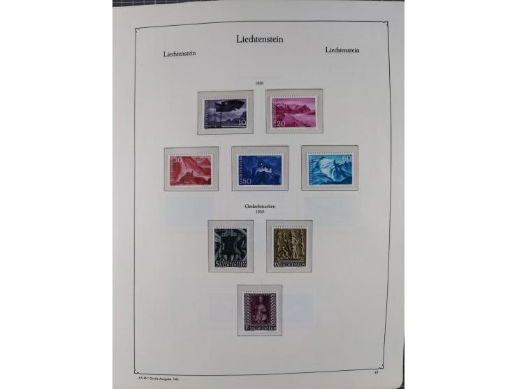 1912/2015, anfangs meist ungebrauchte/gestempelte, ab ca. 1964 postfrische, in den Hauptnummern komplette Sammlung inkl. Dien