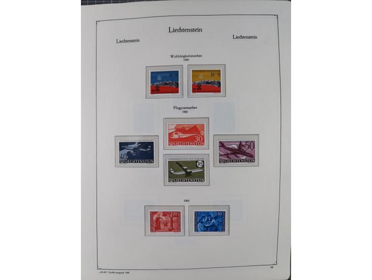 1912/2015, anfangs meist ungebrauchte/gestempelte, ab ca. 1964 postfrische, in den Hauptnummern komplette Sammlung inkl. Dien