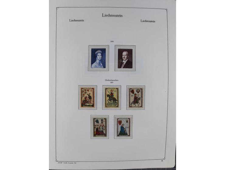 1912/2015, anfangs meist ungebrauchte/gestempelte, ab ca. 1964 postfrische, in den Hauptnummern komplette Sammlung inkl. Dien