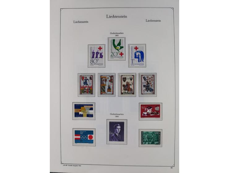 1912/2015, anfangs meist ungebrauchte/gestempelte, ab ca. 1964 postfrische, in den Hauptnummern komplette Sammlung inkl. Dien