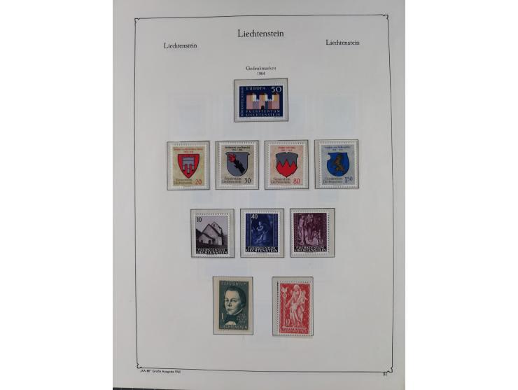 1912/2015, anfangs meist ungebrauchte/gestempelte, ab ca. 1964 postfrische, in den Hauptnummern komplette Sammlung inkl. Dien