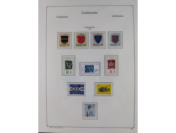 1912/2015, anfangs meist ungebrauchte/gestempelte, ab ca. 1964 postfrische, in den Hauptnummern komplette Sammlung inkl. Dien