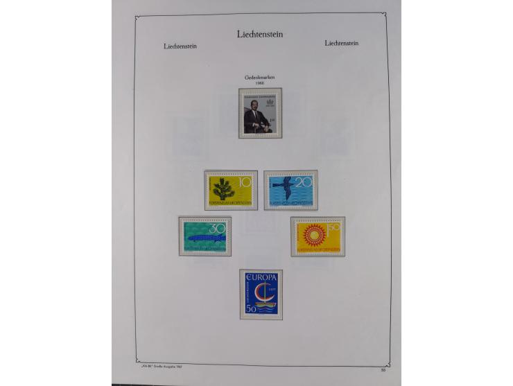 1912/2015, anfangs meist ungebrauchte/gestempelte, ab ca. 1964 postfrische, in den Hauptnummern komplette Sammlung inkl. Dien