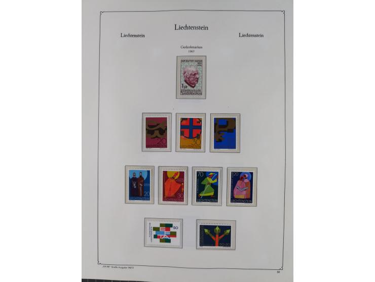 1912/2015, anfangs meist ungebrauchte/gestempelte, ab ca. 1964 postfrische, in den Hauptnummern komplette Sammlung inkl. Dien