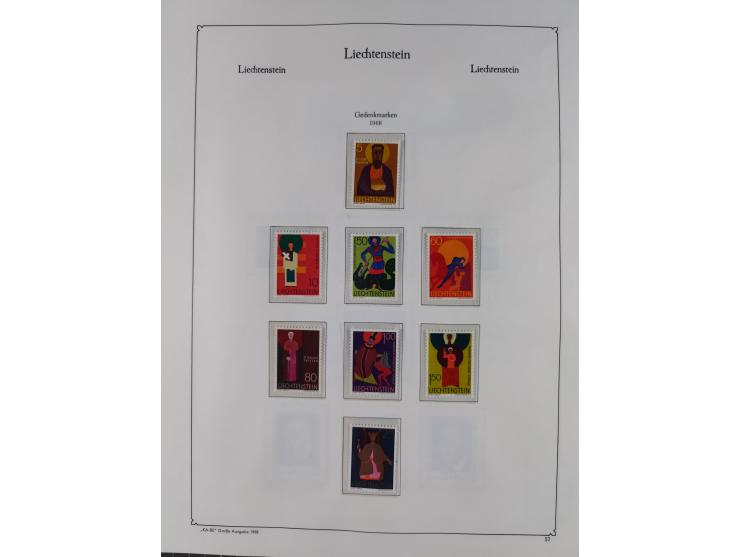 1912/2015, anfangs meist ungebrauchte/gestempelte, ab ca. 1964 postfrische, in den Hauptnummern komplette Sammlung inkl. Dien