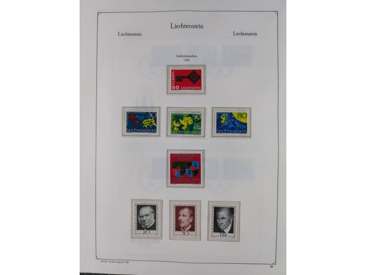 1912/2015, anfangs meist ungebrauchte/gestempelte, ab ca. 1964 postfrische, in den Hauptnummern komplette Sammlung inkl. Dien