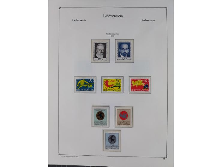 1912/2015, anfangs meist ungebrauchte/gestempelte, ab ca. 1964 postfrische, in den Hauptnummern komplette Sammlung inkl. Dien