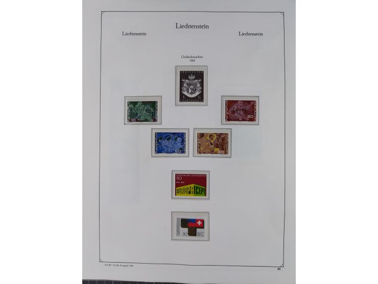 1912/2015, anfangs meist ungebrauchte/gestempelte, ab ca. 1964 postfrische, in den Hauptnummern komplette Sammlung inkl. Dien