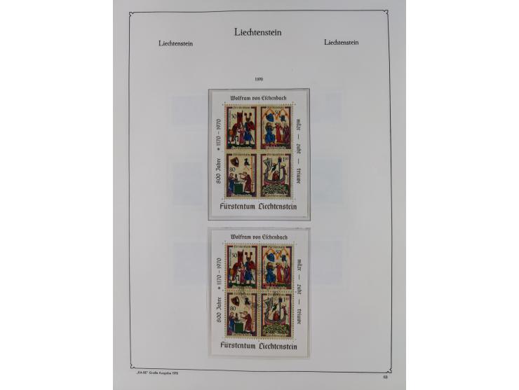 1912/2015, anfangs meist ungebrauchte/gestempelte, ab ca. 1964 postfrische, in den Hauptnummern komplette Sammlung inkl. Dien