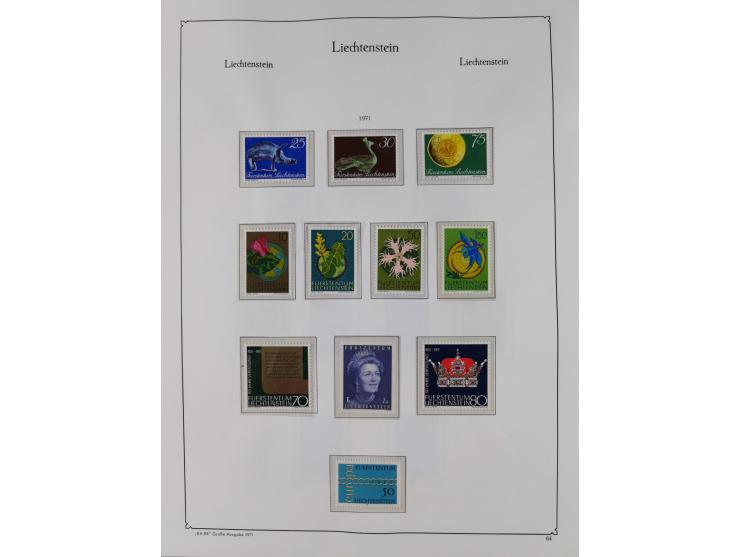 1912/2015, anfangs meist ungebrauchte/gestempelte, ab ca. 1964 postfrische, in den Hauptnummern komplette Sammlung inkl. Dien