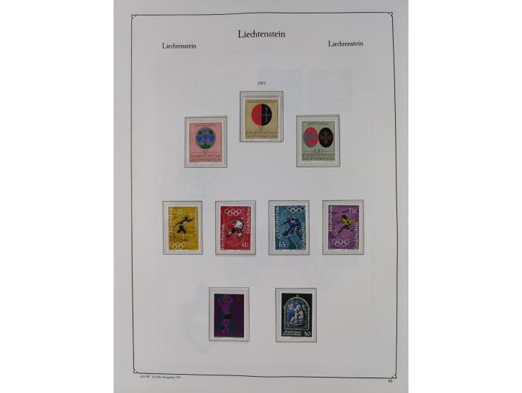 1912/2015, anfangs meist ungebrauchte/gestempelte, ab ca. 1964 postfrische, in den Hauptnummern komplette Sammlung inkl. Dien