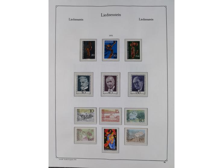 1912/2015, anfangs meist ungebrauchte/gestempelte, ab ca. 1964 postfrische, in den Hauptnummern komplette Sammlung inkl. Dien