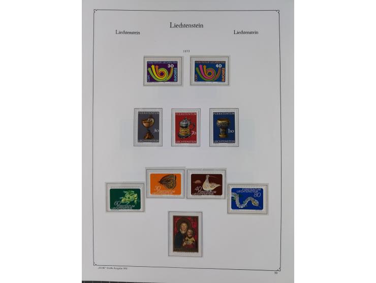 1912/2015, anfangs meist ungebrauchte/gestempelte, ab ca. 1964 postfrische, in den Hauptnummern komplette Sammlung inkl. Dien