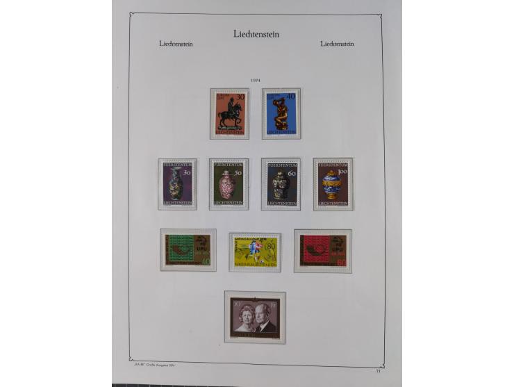 1912/2015, anfangs meist ungebrauchte/gestempelte, ab ca. 1964 postfrische, in den Hauptnummern komplette Sammlung inkl. Dien