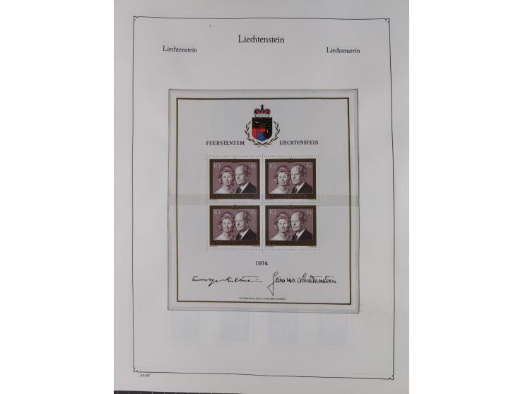 1912/2015, anfangs meist ungebrauchte/gestempelte, ab ca. 1964 postfrische, in den Hauptnummern komplette Sammlung inkl. Dien