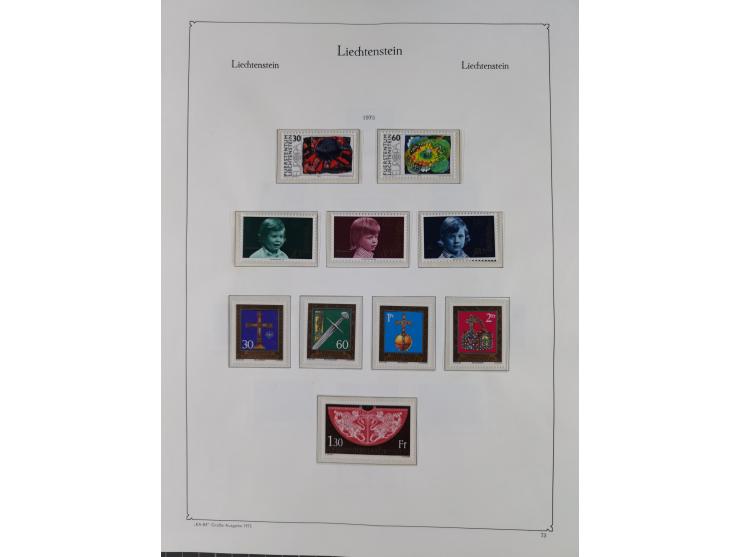 1912/2015, anfangs meist ungebrauchte/gestempelte, ab ca. 1964 postfrische, in den Hauptnummern komplette Sammlung inkl. Dien